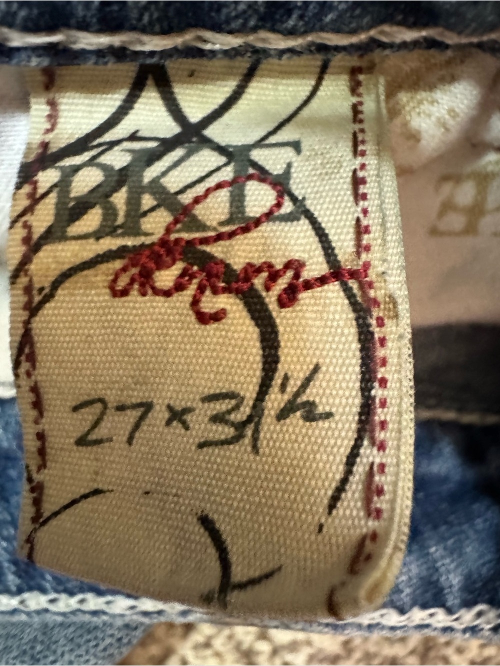 BKE The Buckle Y2K Sabrina Stretch Jeans 27 X 31 1/2 - Picture 3 of 6